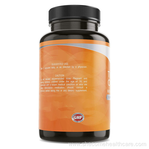 turmeric with black pepper joint health curcumin capsules